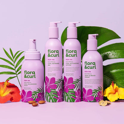 Flora &amp; Curl Style Me Sweet Hibiscus Twist &amp; Braid Cream 300ml - Crema para peinar - Curly Nest Spain