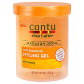 Cantu Maximum Hold Anti-Shedding Styling Honey Gel 524g - All - Curly Nest Spain