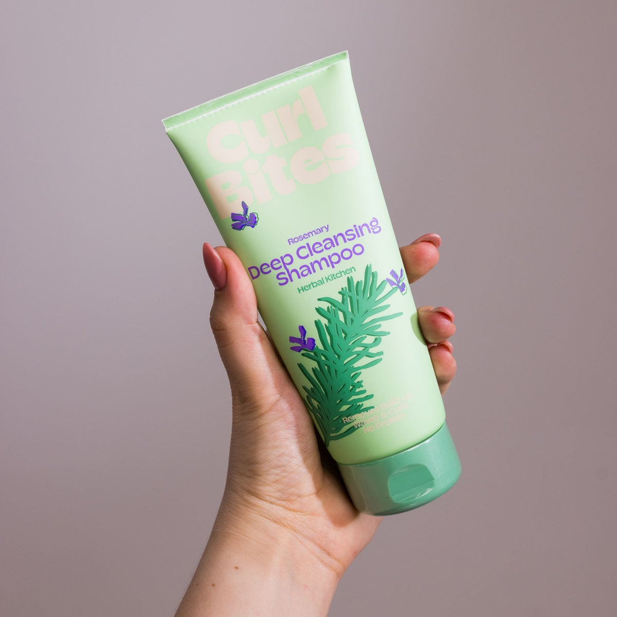 Curl Bites Rosemary Deep Cleansing Shampoo 200ml - champú purificante - Curly Nest Spain