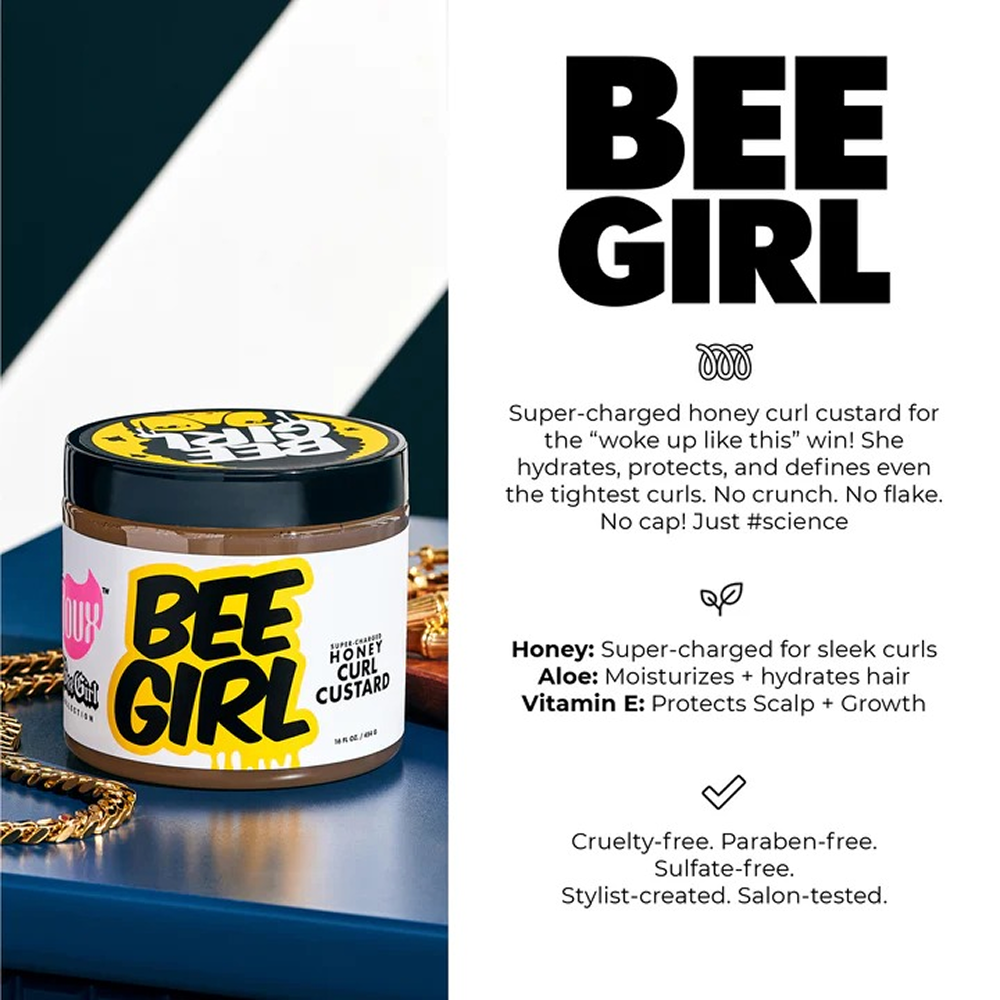 The Doux Bee Girl Honey Curl Custard 454g - Crema Moldeadora - Curly Nest Spain