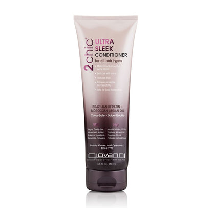 Giovanni 2Chic Ultra-Sleek Conditioner 250ml - Acondicionador hidratante - Curly Nest Spain