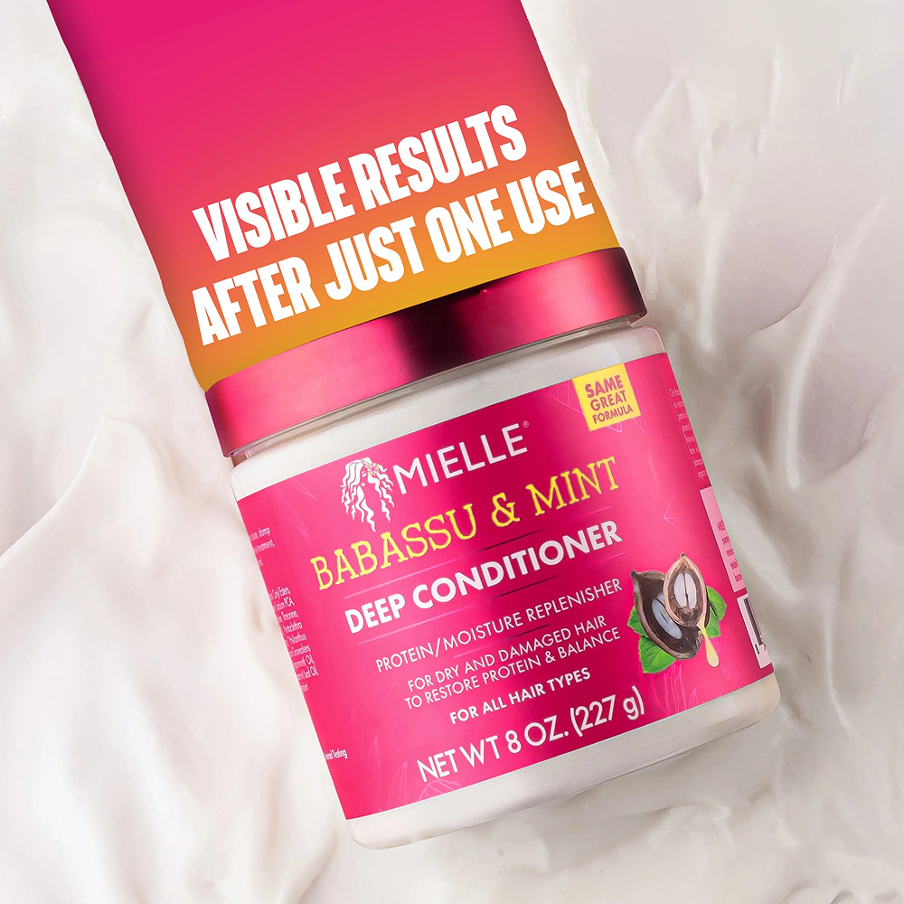 Mielle Babassu &amp; Mint Deep Conditioner 227g - Todo - Curly Nest Spain