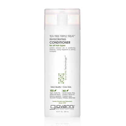 Giovanni Eco Chic Tea Tree Triple Treat Invigorating Conditioner - Acondicionador hidratante - Curly Nest Spain