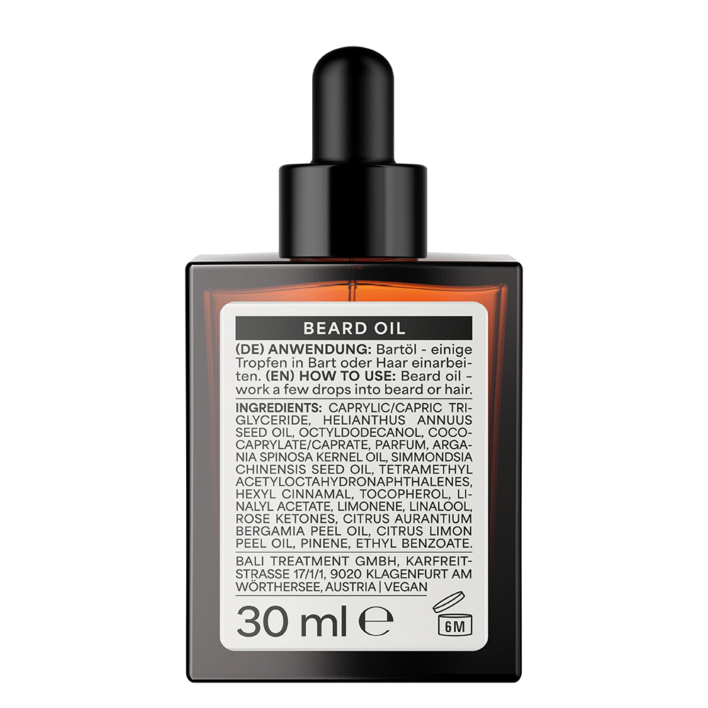 Bali Gents Beard Oil 30ml - Aceite para Barba - Curly Nest Spain