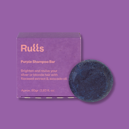 Rulls Purple Shampoo Bar 80g - Champú en pastilla - Curly Nest Spain