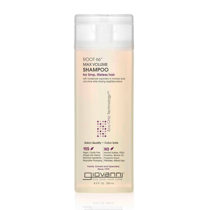 Giovanni Root 66 Max Volume Shampoo - champú purificante - Curly Nest Spain