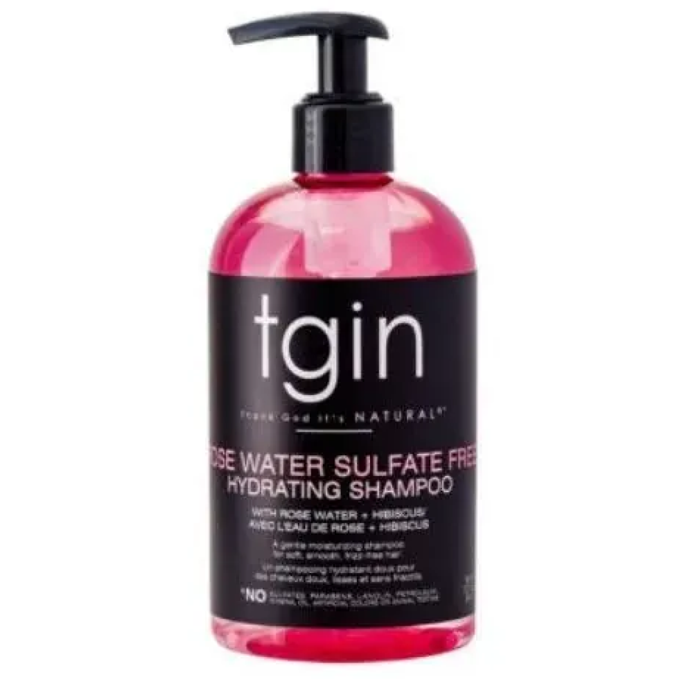 Tgin Rosewater Hydrating Shampoo 13oz - Champú suave - Curly Nest Spain