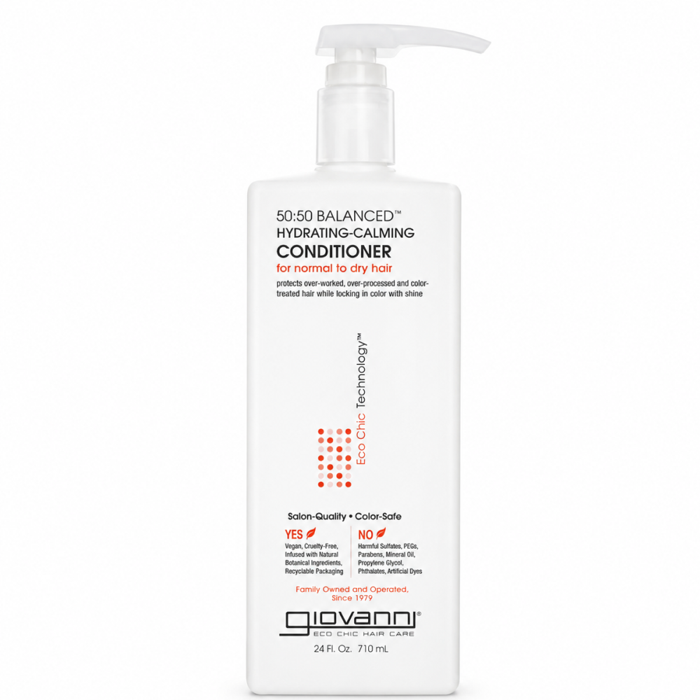 Giovanni Eco Chic 50:50 Balanced Hydrating-Calming Conditioner - Acondicionador reparador - Curly Nest Spain