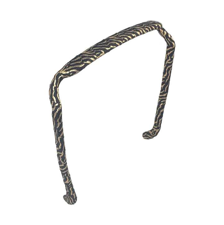 Zazzy Bandz Gold and Black Zebra - Diademas - Curly Nest Spain