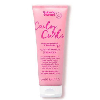 Umberto Giannini Coily Curls Moisture Drench Shampoo 250ml - All - Curly Nest Spain