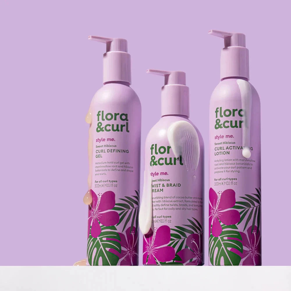 Flora &amp; Curl The Coily Hair Styling Kit - Set de cuidado capilar - Curly Nest Spain