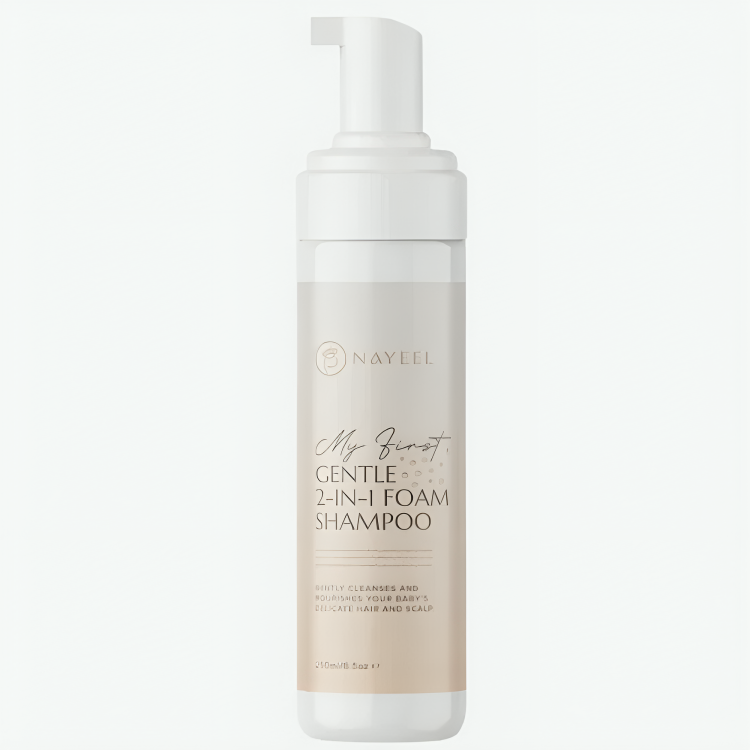 Curly Secret Nayeel - My First Gentle 2-in-1 Foam Shampoo 200ml - Champú Suave - Curly Nest Spain