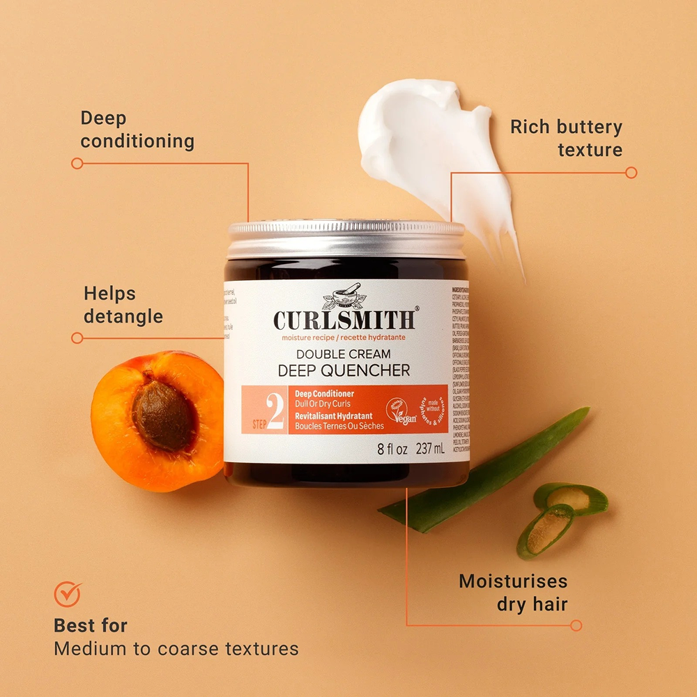 Curlsmith Moisture Recipes Double Cream Deep Quencher 237ml - Acondicionador profundo - Curly Nest Spain