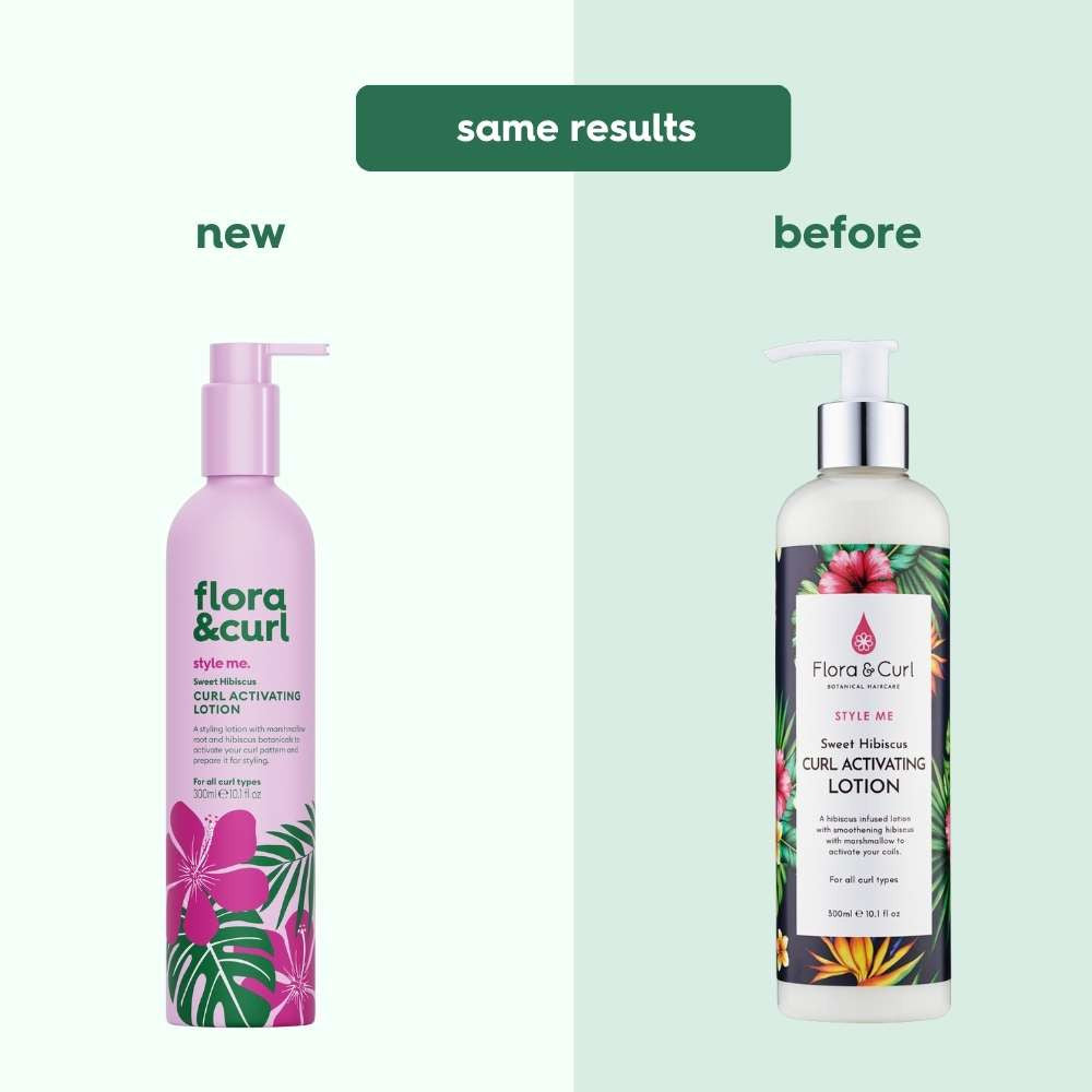 Flora &amp; Curl Style Me Sweet Hibiscus Curl Activating Lotion 300ml - Activador de rizos - Curly Nest Spain
