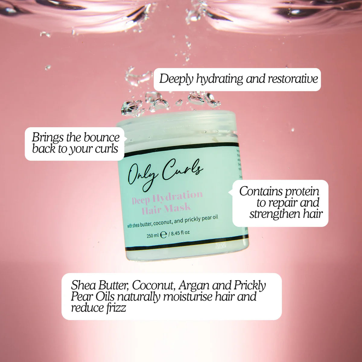 Only Curls Deep Hydration Hair Mask 250ml - Mascarilla capilar - Curly Nest Spain