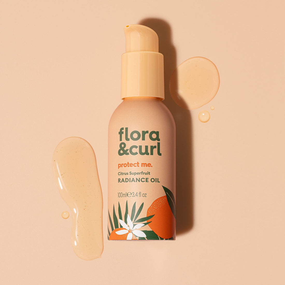 Flora &amp; Curl Protect Me Citrus Superfruit Radiance Oil 100ml - Aceite capilar - Curly Nest Spain