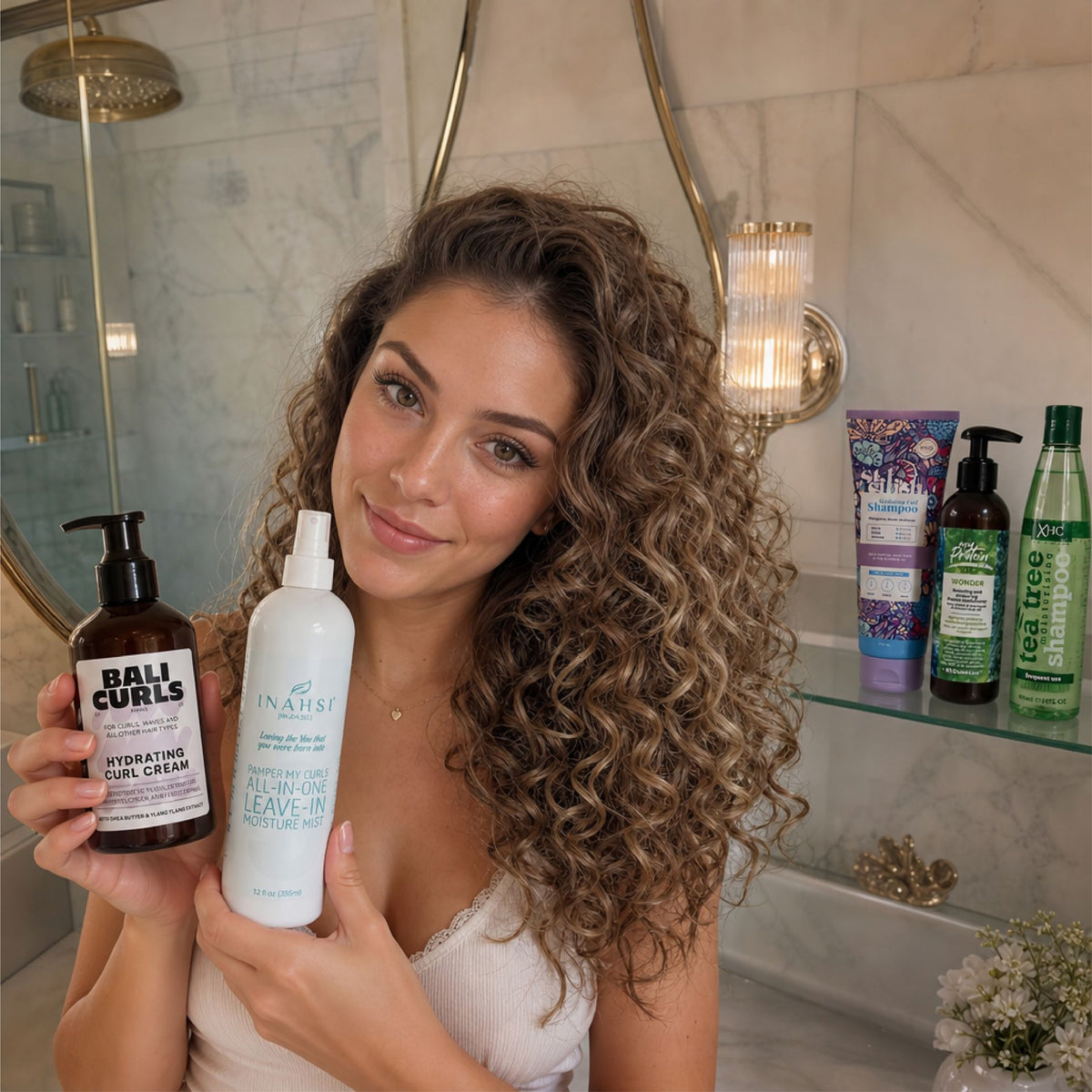 CurlyNest Starter Kit for Wavy Curly Hair 2C-3A - Texture Alignment - Cuidado capilar personalizado - Curly Nest Spain