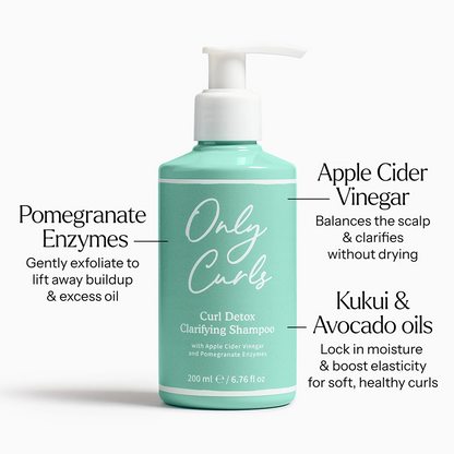 Only Curls Curl Detox Clarifying Shampoo 200ml - Champú de limpieza profunda - Curly Nest Spain
