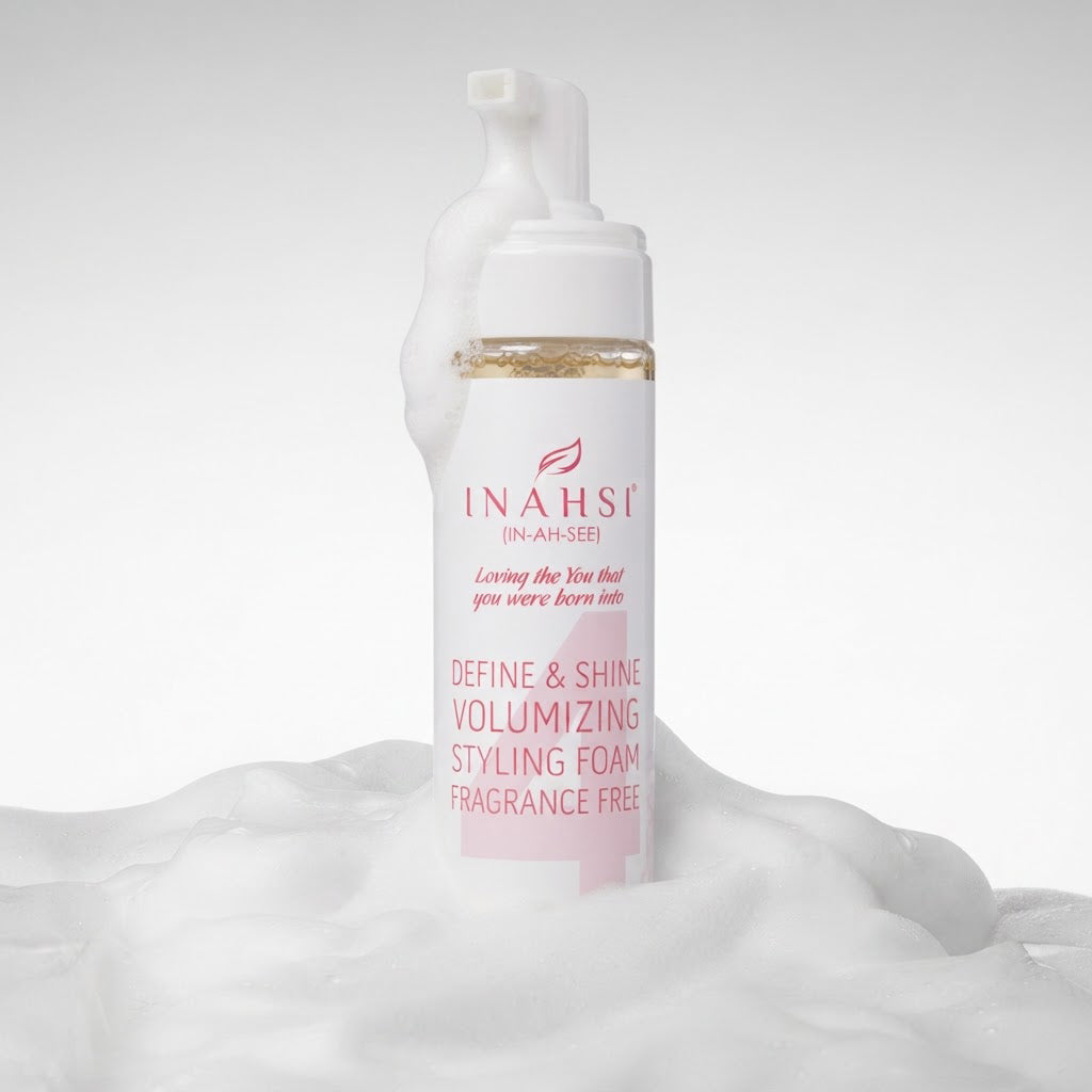 Inahsi Naturals Define &amp; Shine Volumizing Styling Foam