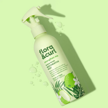 Flora &amp; Curl Baobab Marula Restorative Mist 200ml - Laca para el cabello - Curly Nest Spain