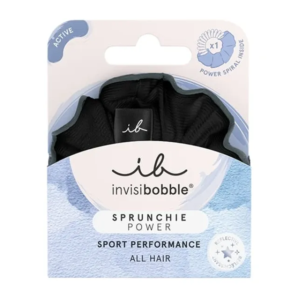Invisibobble Sprunchie Power Sport Performance Black Panther - gomas para el pelo - Curly Nest Spain
