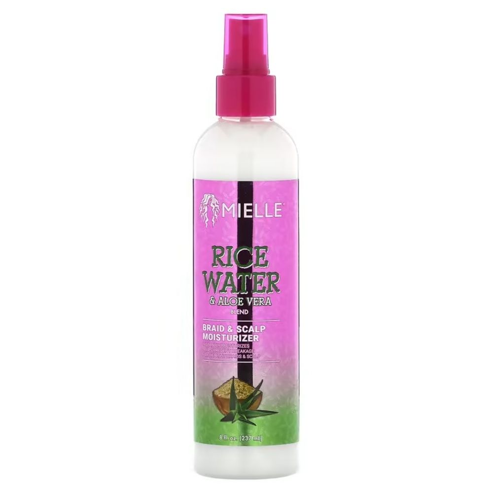 Mielle Rice Water &amp; Aloe Vera Braid &amp; Scalp Moisturizer 237ml - Hidratante para el cabello - Curly Nest Spain