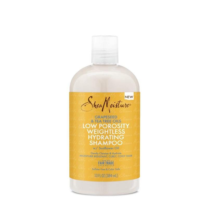 Shea Moisture Low Porosity Weightless Shampoo 384ml - Champú clarificante - Curly Nest Spain