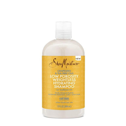 Shea Moisture Low Porosity Weightless Shampoo 384ml - Champú clarificante - Curly Nest Spain