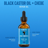 Camille Rose Black Castor + Chebe Repair Oil 59ml - Sérum capilar - Curly Nest Spain