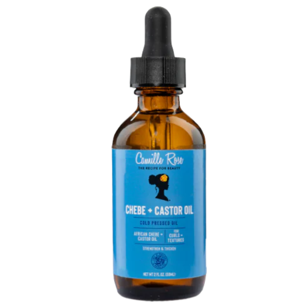Camille Rose Black Castor + Chebe Repair Oil 59ml - Sérum capilar - Curly Nest Spain