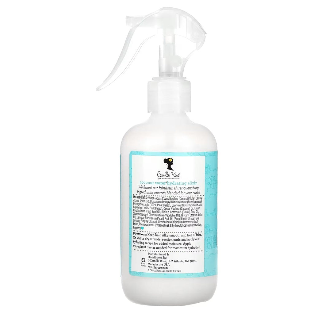 Camille Rose Coconut Water Hydrating Elixir 240ml - Leave-in - Curly Nest Spain