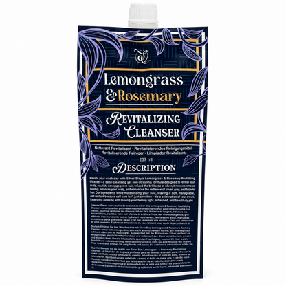 Ecoslay Lemongrass &amp; Rosemary Revitalizing Cleanser 8oz - Cuidado del cuero cabelludo - Curly Nest Spain