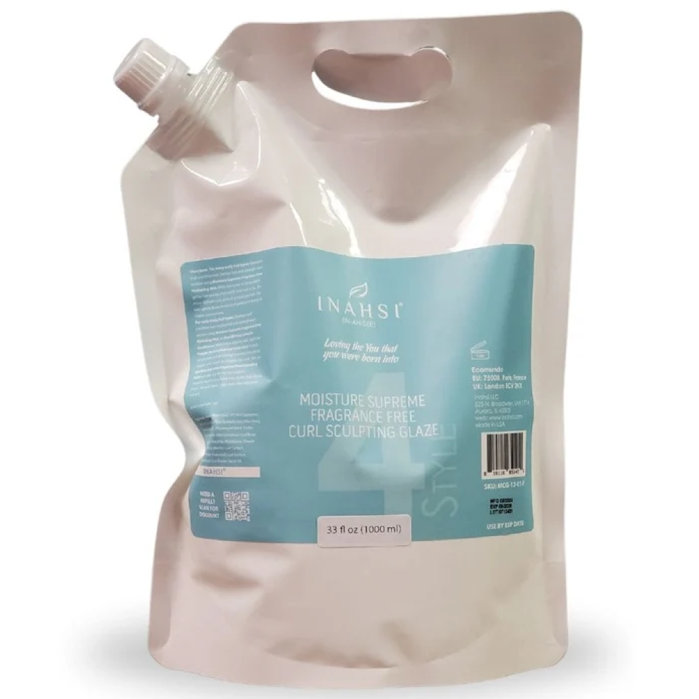 Inahsi Moisture Supreme Curl Sculpting Glaze Fragrance Free 355g