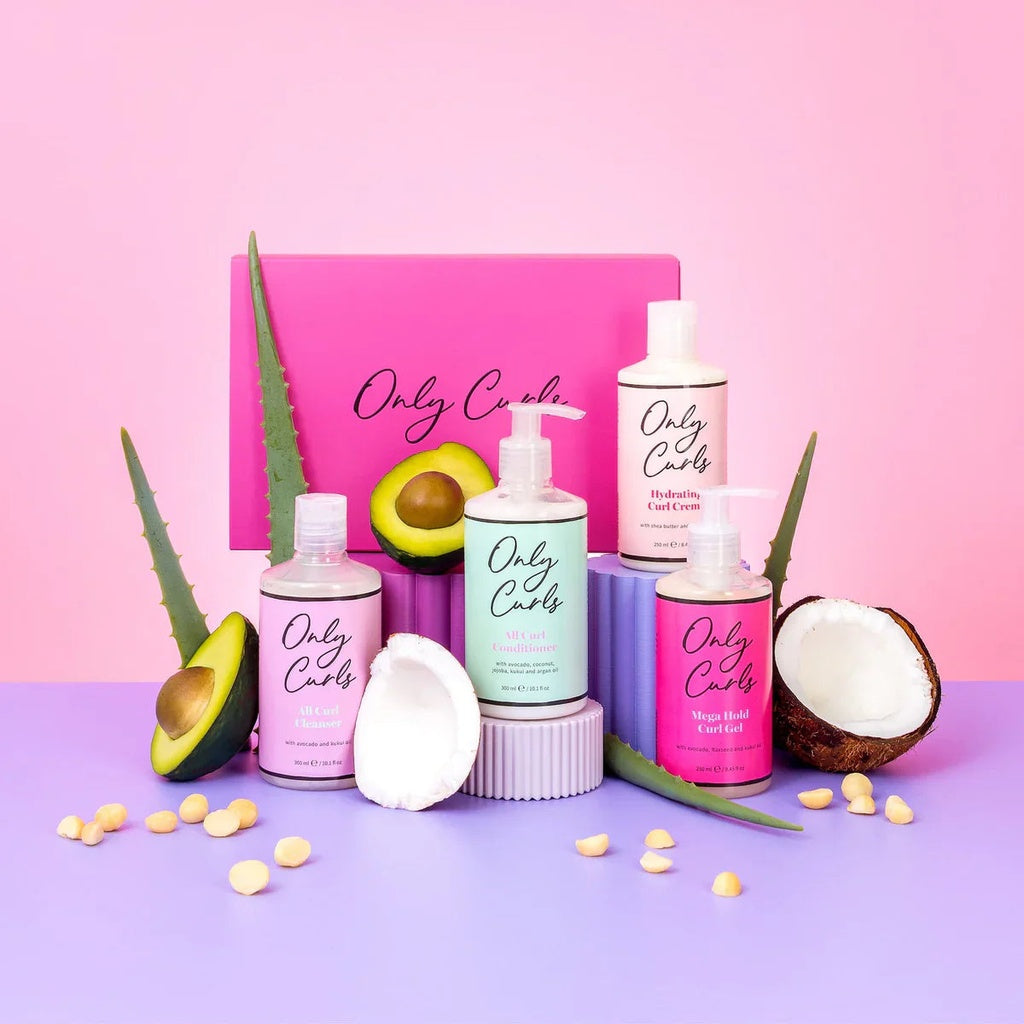 Only Curls Mega Hold Bundle - Set de cuidado capilar - Curly Nest Spain