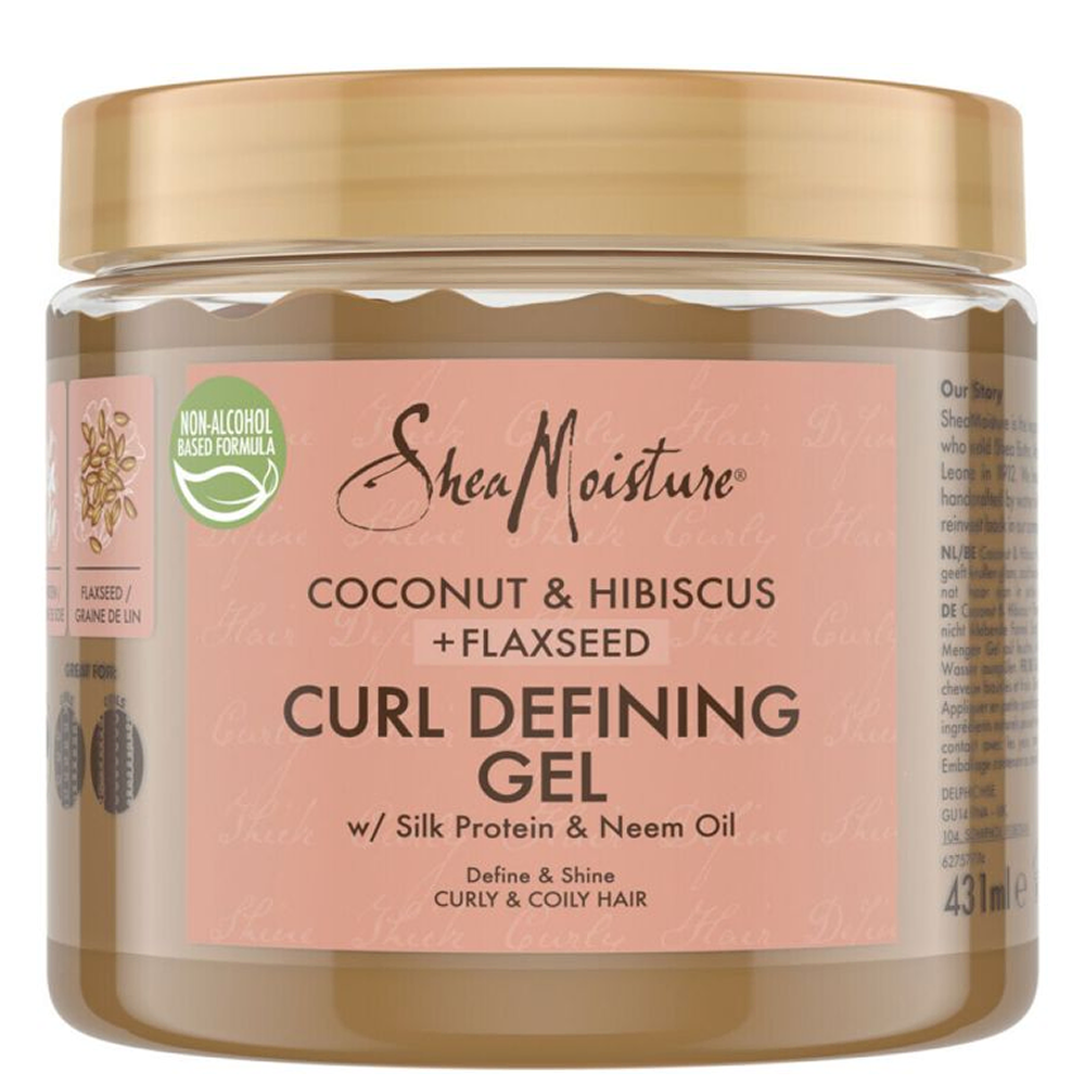 Shea Moisture Coconut &amp; Hibiscus Curl Defining Gel 431ml - Todo - Curly Nest Spain