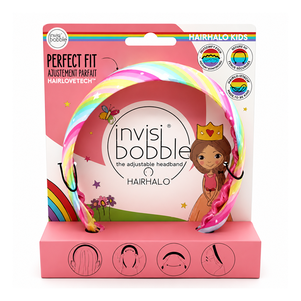 Invisibobble Hairhalo Rainbow Crown - Diademas - Curly Nest Spain