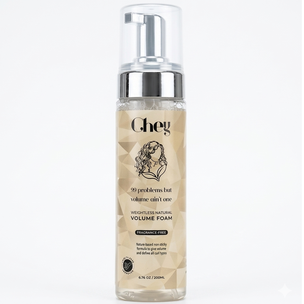 Chey Haircare Weightless Natural Volume Foam - Spray Voluminizador - Curly Nest Spain