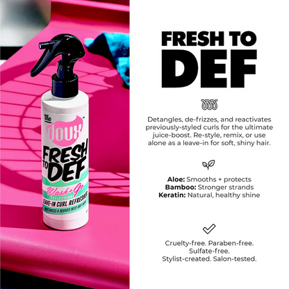 The Doux Fresh To Def Wash+Go Leave-in Curl Refresher 236ml - rizos estimulantes - Curly Nest Spain