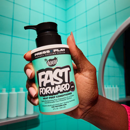 The Doux Press Play Fast Forward Heat Prep Conditioner 236ml - Protector térmico - Curly Nest Spain