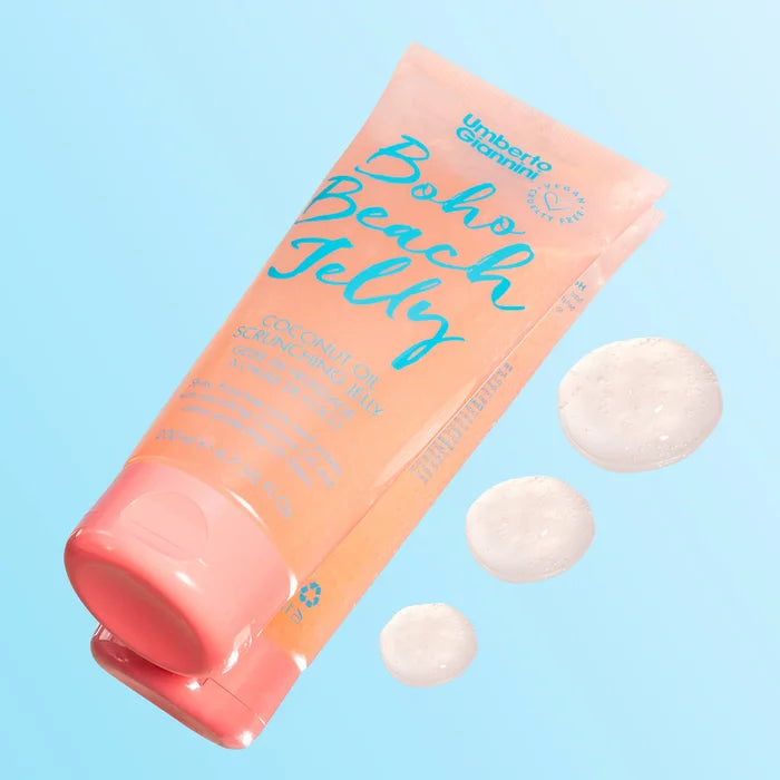 Umberto Giannini Boho Beach Jelly Coconut Oil Scrunching Jelly 200ml - Styling Gel - Curly Nest Spain