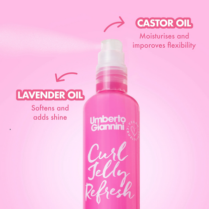 Umberto Giannini Curl Jelly Refresh Curl Reviving Spray 150ml - rizos estimulantes - Curly Nest Spain