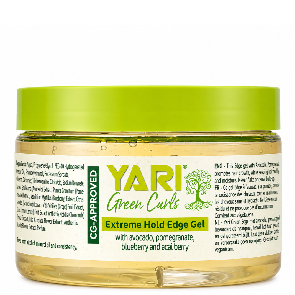 Yari Green Curls Extreme Hold Edge Gel 125ml - Styling Gel - Curly Nest Spain