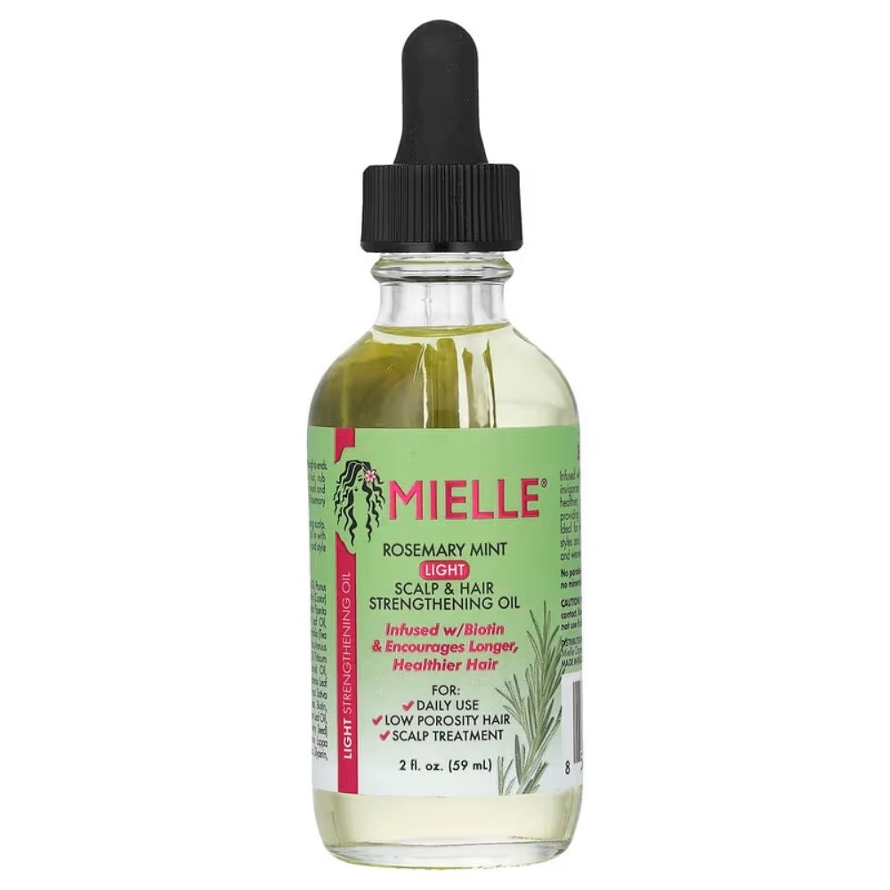 Mielle Rosemary Mint Scalp &amp; Hair Strengthening Oil (Light) 59ml - Aceite para el cabello - Curly Nest Spain