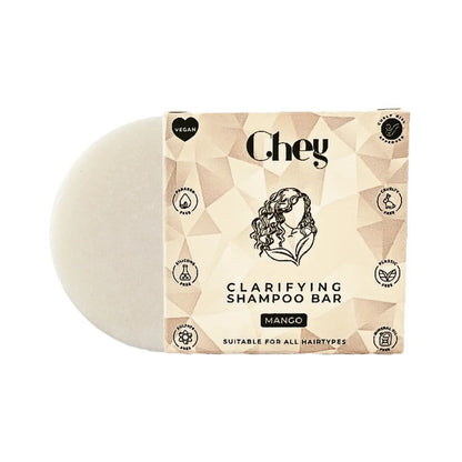 Chey Haircare Clarifying Shampoo Bar Mango 60g - Champú en pastilla - Curly Nest Spain