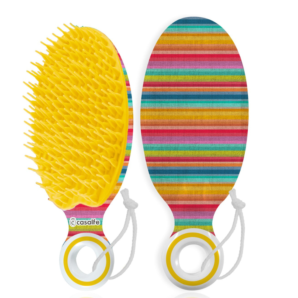 Casalfe Yellow Detangling and Draining Brush - Cepillo desenredante - Curly Nest Spain