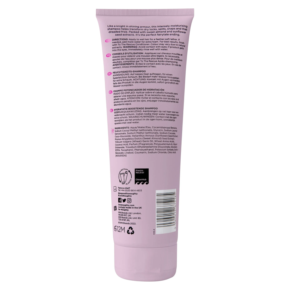Noughty To The Rescue Moisture Boost Shampoo 250ml - Champú hidratante - Curly Nest Spain