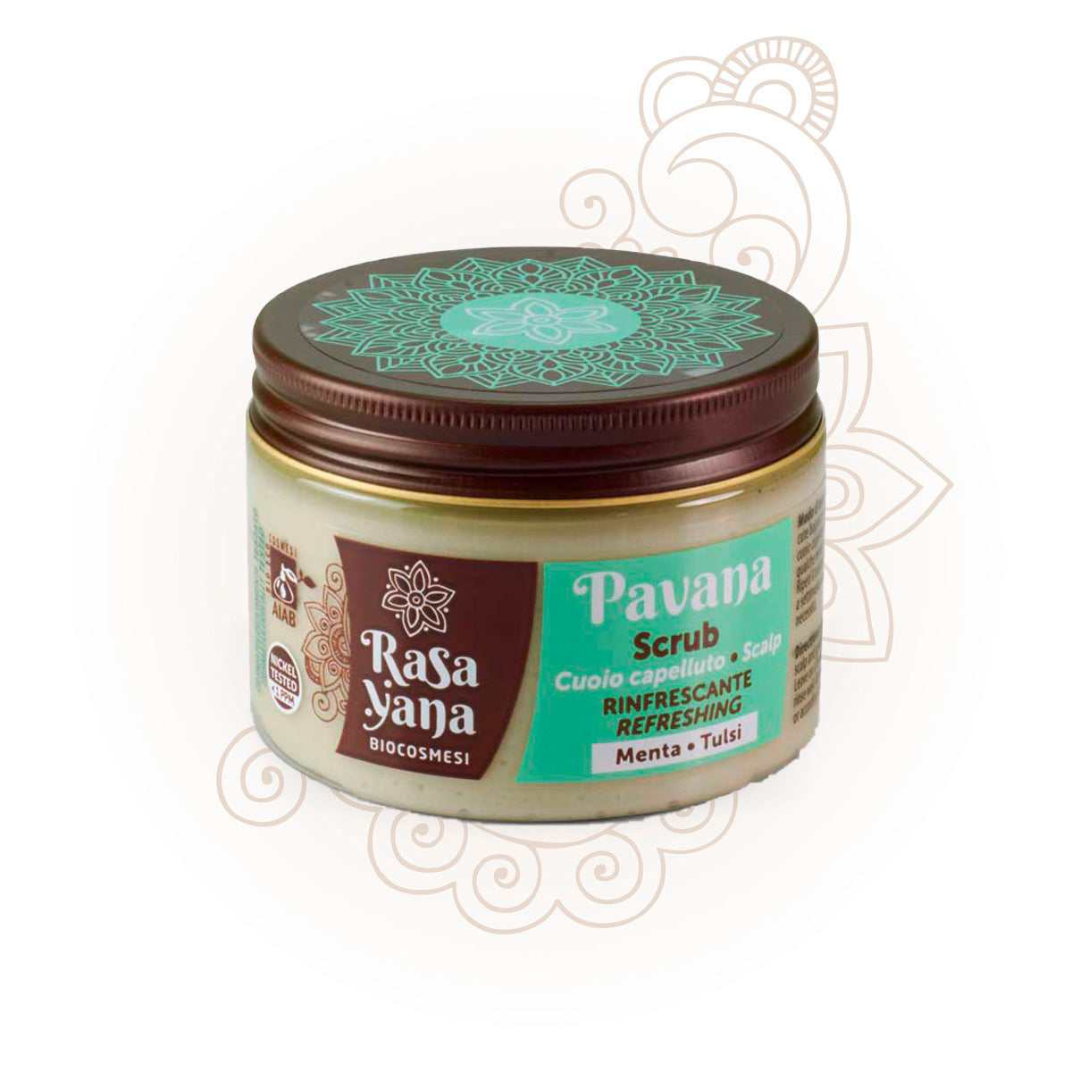 Rasayana Biocosmesi Pavana Refreshing Scalp Scrub 150ml - Exfoliante para el cuero cabelludo - Curly Nest Spain