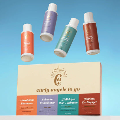 Curly Angels To Go Travel Kit - Kit para el cuidado del cabello - Curly Nest Spain