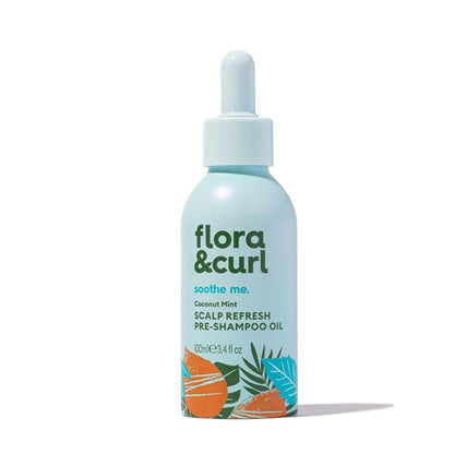 Flora &amp; Curl Soothe Me Coconut Mint Scalp Refresh Pre-Shampoo Oil 100ml - Aceite capilar - Curly Nest Spain