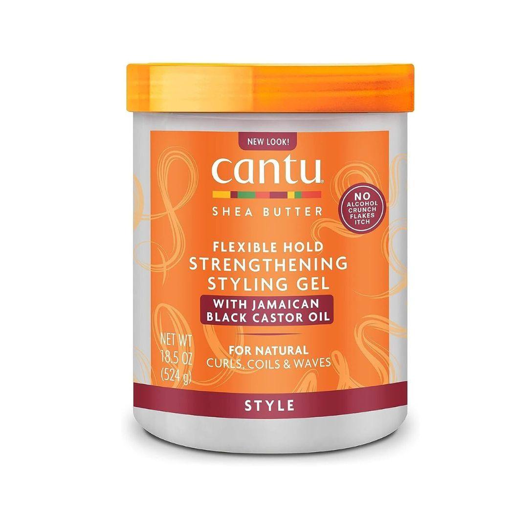 Cantu Maximum Hold Strengthening Jamaican Black Castor Oil Styling Gel 524g - All - Curly Nest Spain
